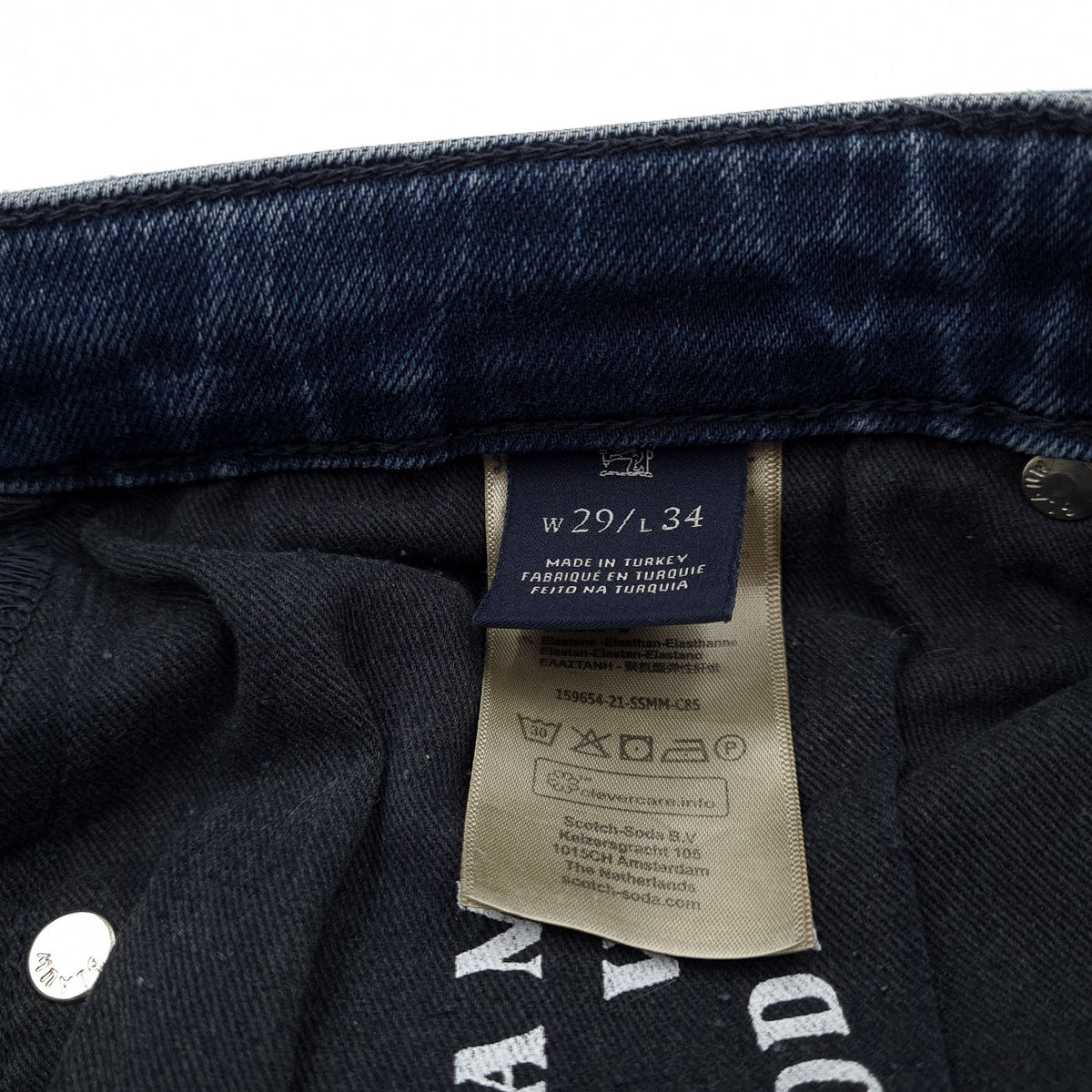 Scotch & Soda Jeans Ralston Men Stretch Slim Straight Size W29 L34, detail view 6, image 8 of 9