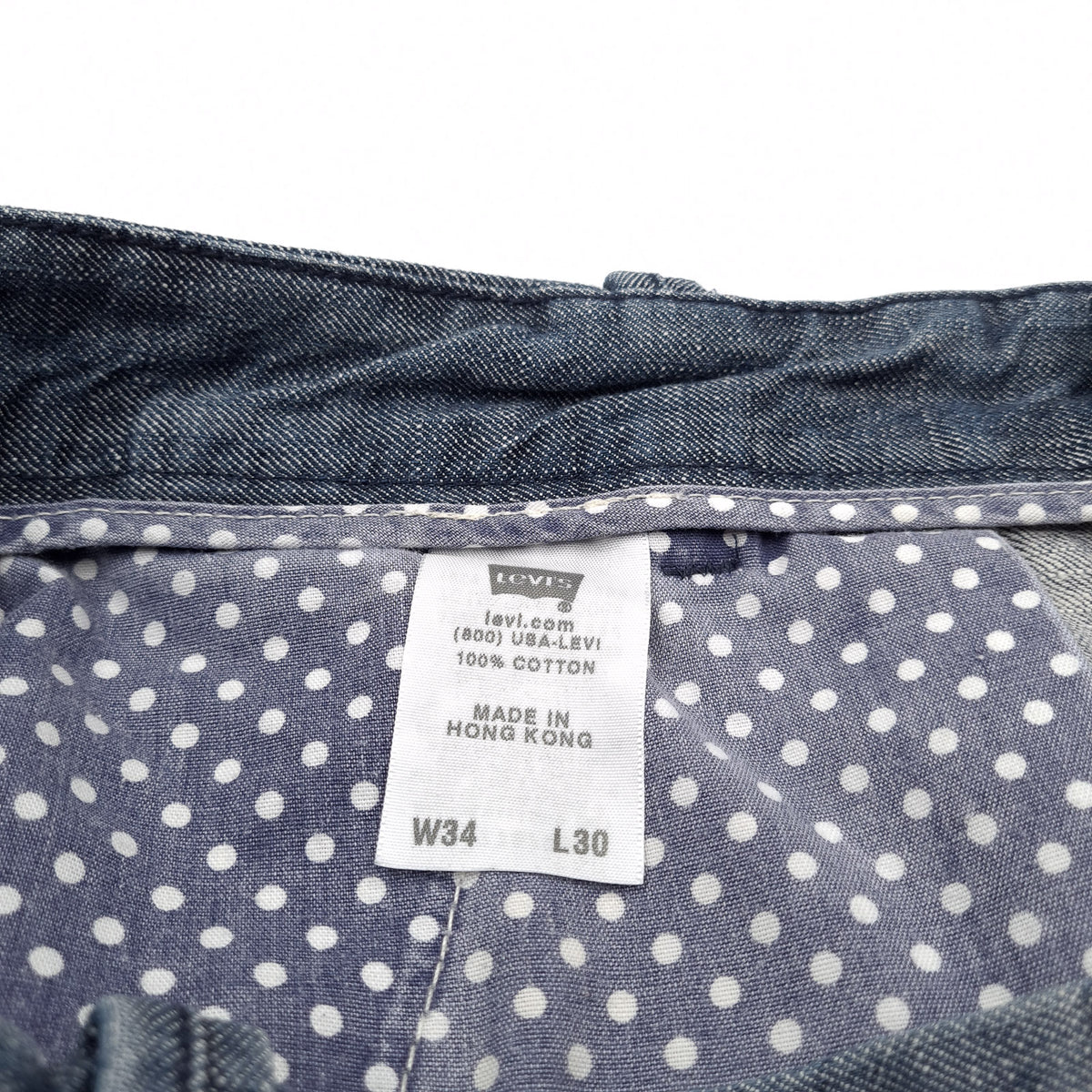 Vintage Levi's Jeans Men Regular Straight Size W34 L30, detail view 6, image 8 of 8