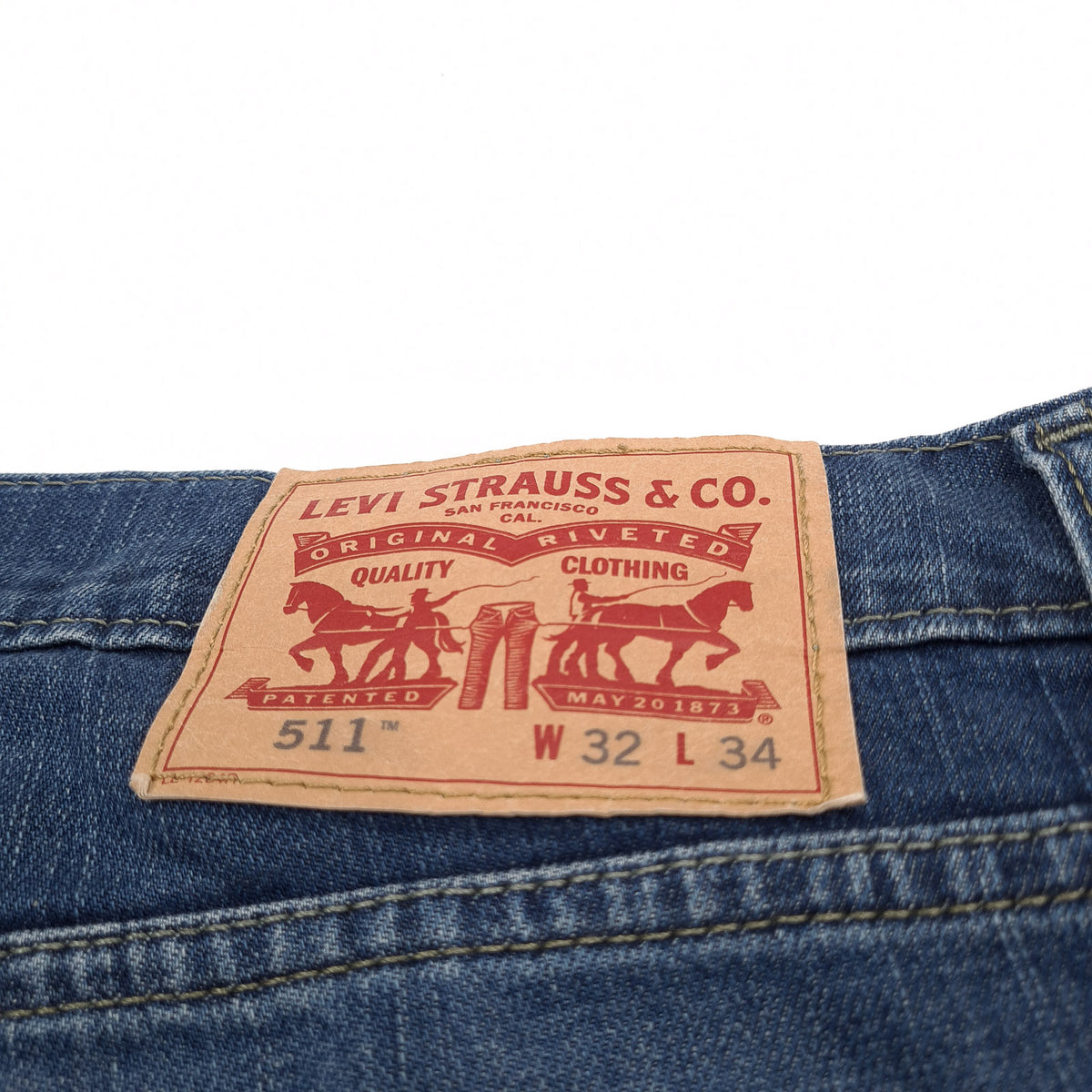 Levi's Jeans 511 Men Stretch Slim Straight Size W32 L34, detail view 3, image 5 of 9