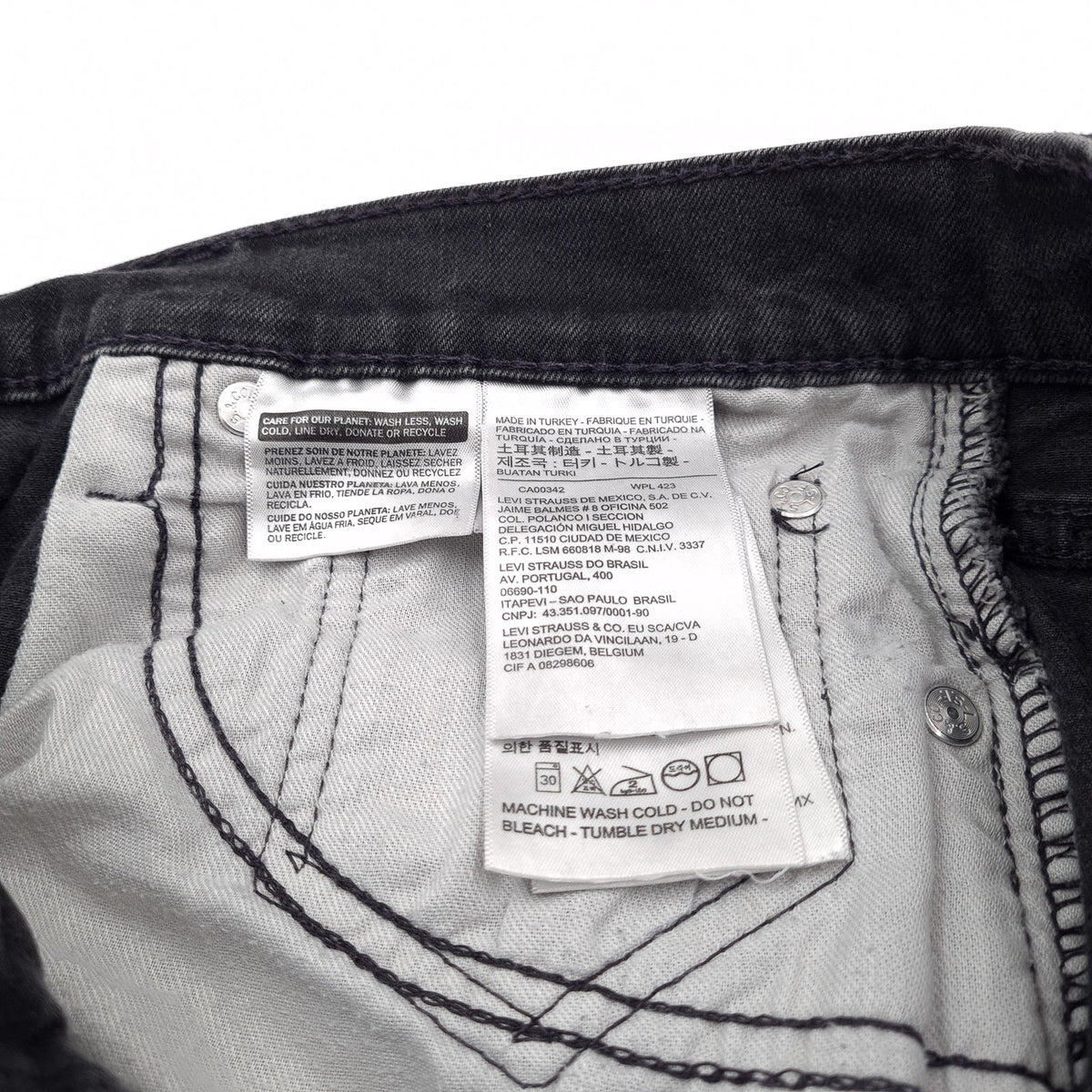 Levi's Jeans 512 Men Stretch Slim Tapered Size W32 L30, detail view 5, image 7 of 9