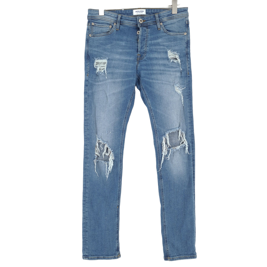 Jack & Jones Jeans Glenn Herren Stretch Slim Fit Skinny Fit Größe W32 L34