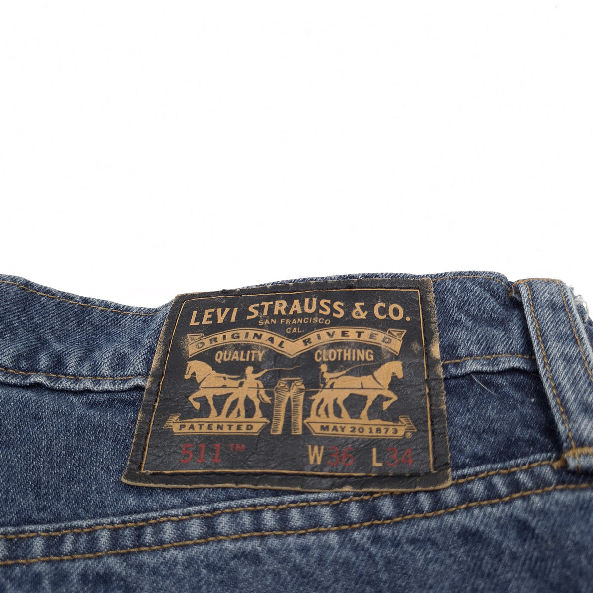 Levi's Jeans 511 Men Stretch Slim Straight Size W36 L34, detail view 3, image 5 of 9