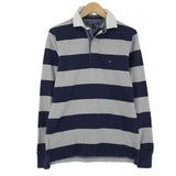 Tommy Hilfiger Vintage Mens Sweatshirt Striped Jumper Crew Sweat Casual Size S, front view, image 1 of 6