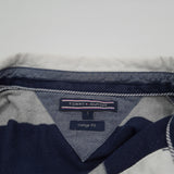 Tommy Hilfiger Vintage Mens Sweatshirt Striped Jumper Crew Sweat Casual Size S, detail view 2, image 4 of 6