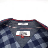Tommy Hilfiger Vintage Mens Shirt Plaid Button Up Casual Everyday Classic Size M, detail view 2, image 4 of 8