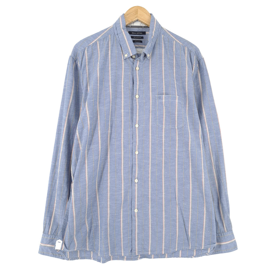 Marc O'Polo męska koszula elegancka w paski bawełna biznesowa rozmiar 2XL 45/46