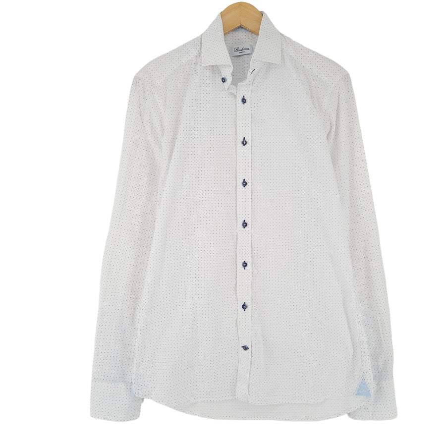 Stenstroms Herren-Businesshemd weiße Baumwolle Business Slim Fit Größe 15.5 39