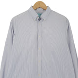 Scotch & Soda Vintage Mens Shirt Striped Cotton Button Up Casual Everyday Size L, back view, image 2 of 9