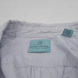 Scotch & Soda Vintage Mens Shirt Striped Cotton Button Up Casual Everyday Size L, detail view 2, image 4 of 9