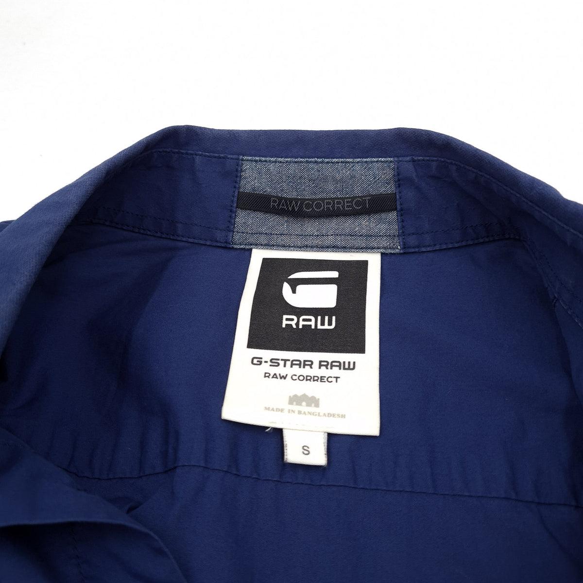 G-Star Vintage Mens Shirt Blue Cotton Button Up Casual Everyday Classic Size S, detail view 2, image 4 of 9