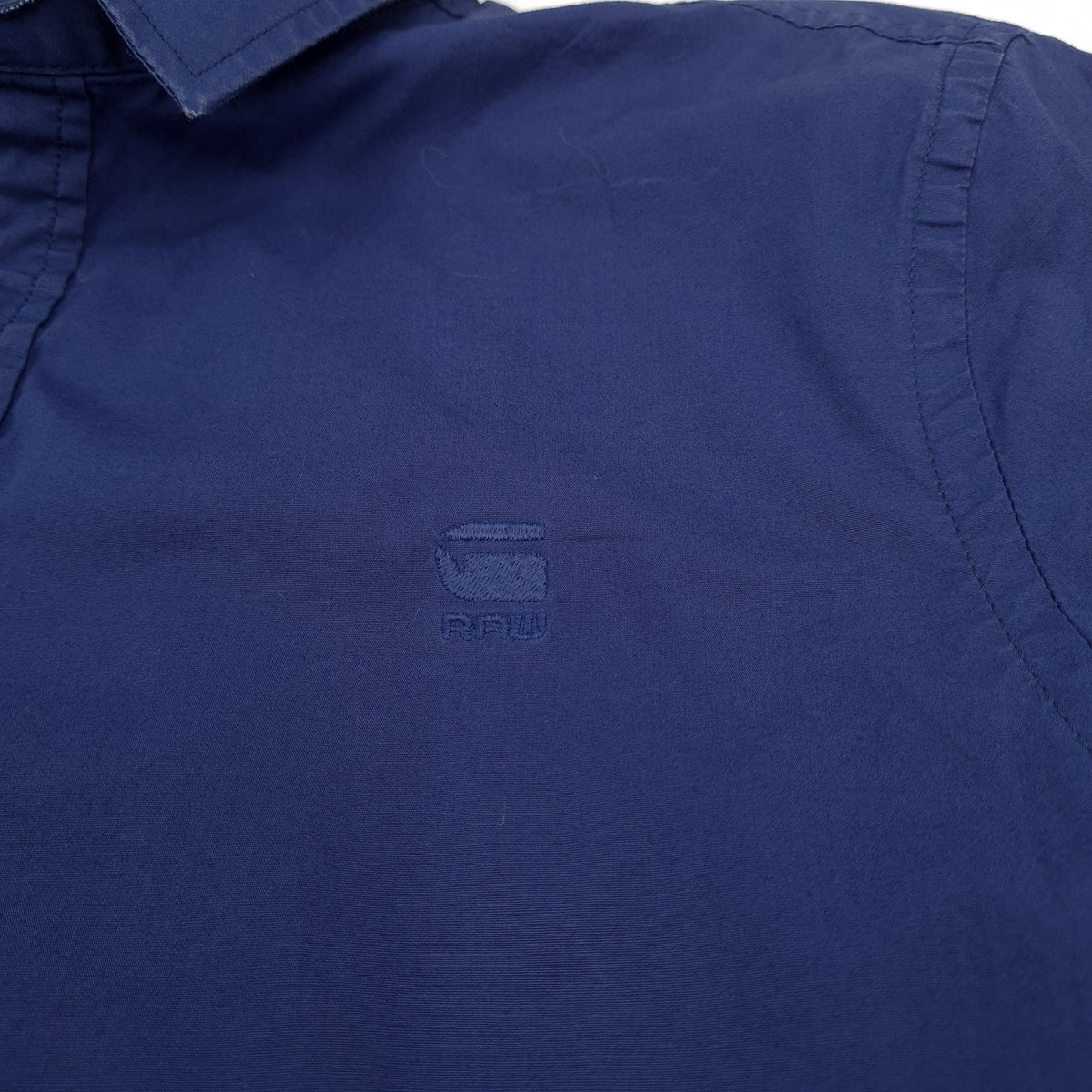 G-Star Vintage Mens Shirt Blue Cotton Button Up Casual Everyday Classic Size S, detail view 3, image 5 of 9