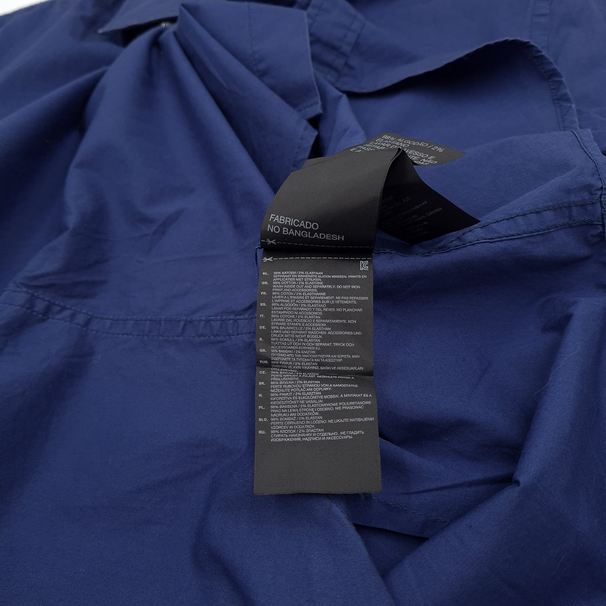 G-Star Vintage Mens Shirt Blue Cotton Button Up Casual Everyday Classic Size S, detail view 6, image 8 of 9