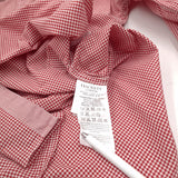Hackett London Mens Shirt Red Check Cotton Button Up Slim Fit Casual Size S, detail view 3, image 5 of 6
