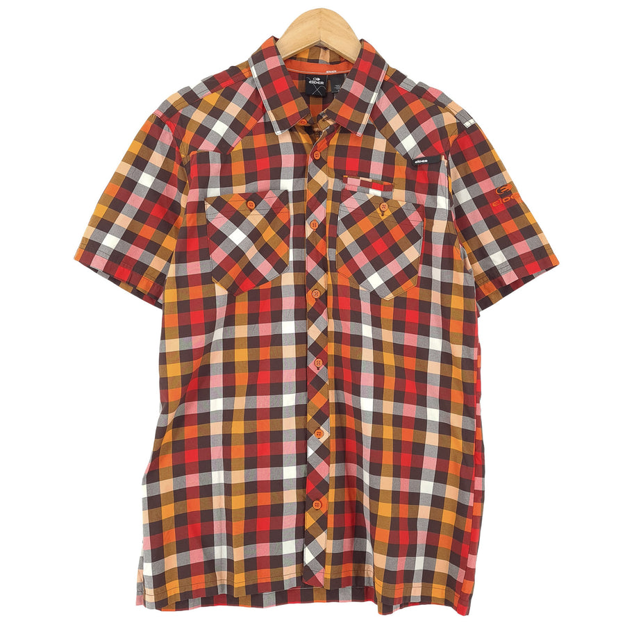 Eider Vintage Mens Shirt Plaid Button Up Casual Everyday Classic Size S