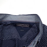 Tommy Hilfiger Vintage Mens Shirt Blue Geo Cotton Button Up Slim Fit Casual Size S, detail view 2, image 4 of 7