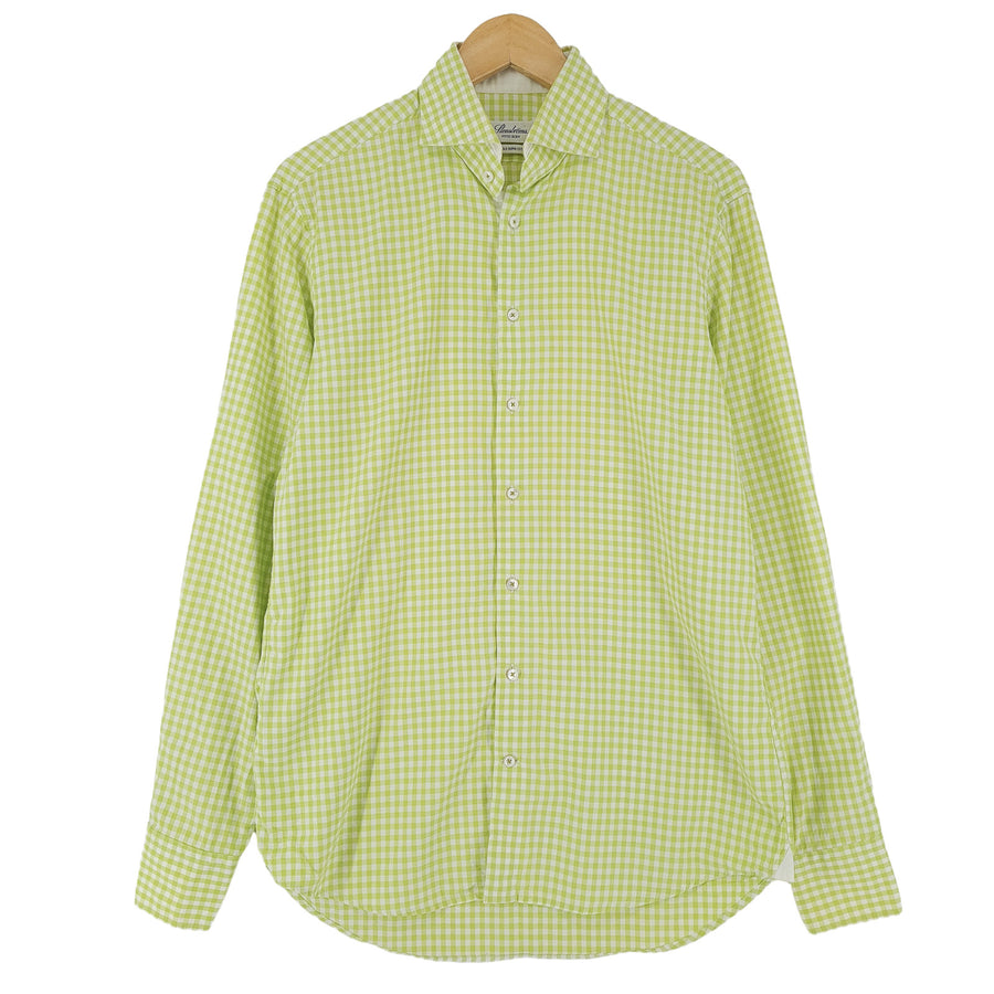 Stenstroms chemise habillée homme vert à carreaux business ajusté taille 40 15 3/4