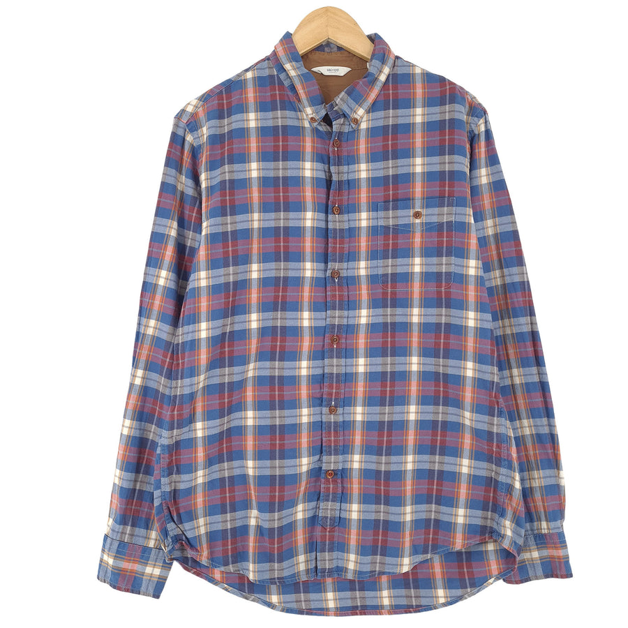 NN07 chemise homme boutonnée en coton à carreaux décontracté quotidien classique taille L