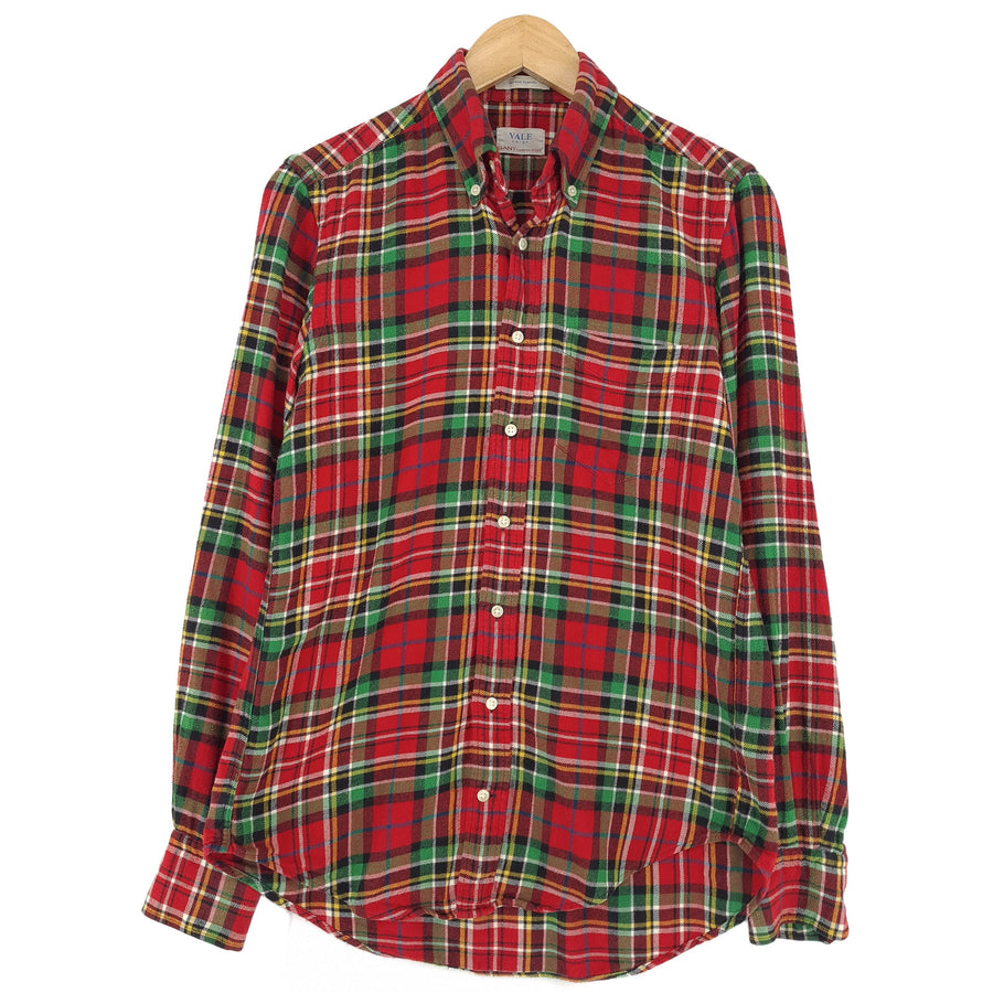 Gant chemise homme boutonnée en coton à carreaux décontracté quotidien classique taille S