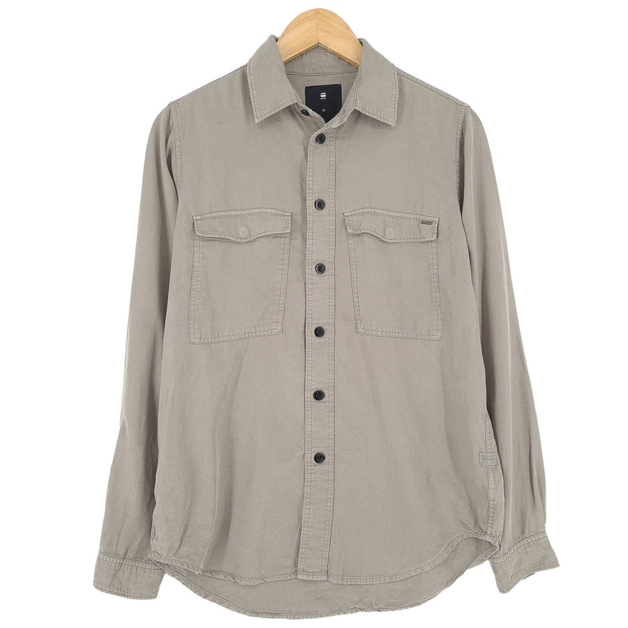G-Star koszula Beige z guzikami krój luźny codzienne na co dzień Damskie rozmiar XS
