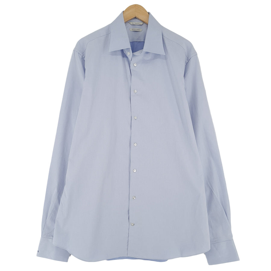 Suitsupply chemise homme coton bleu boutonné coupe slim décontracté taille L 46