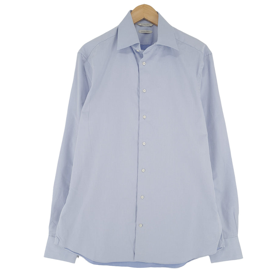 Suitsupply chemise homme coton bleu boutonné coupe slim décontracté taille 41