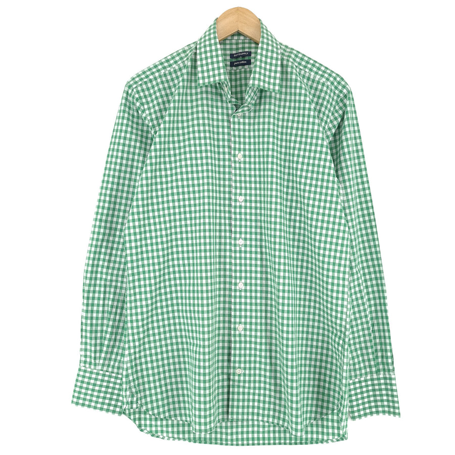 Suitsupply chemise habillée homme coton à carreaux Button Down taille 40 15 3/4