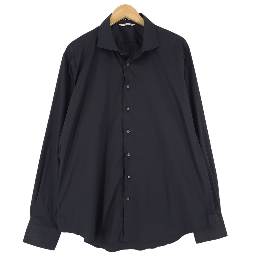 Suitsupply chemise habillée homme coton noir business coupe slim taille 17 43