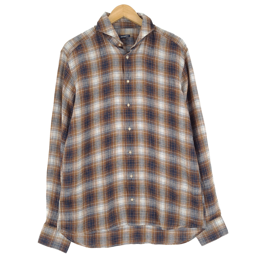 Suitsupply chemise habillée homme à carreaux lin business Button Down taille 16 41