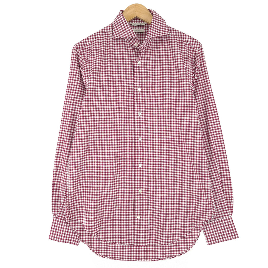 Suitsupply chemise habillée homme rouge à carreaux business Button Down taille 15.5 39