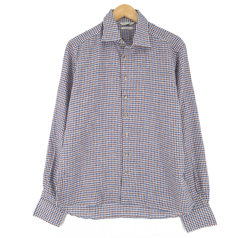 Suitsupply chemise habillée homme à carreaux lin business Button Down taille 16 41