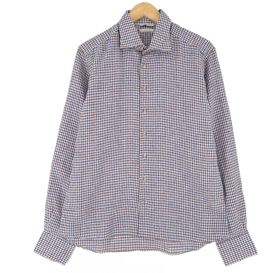 Suitsupply chemise habillée homme à carreaux lin business Button Down taille 16 41