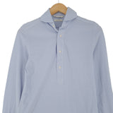 Suitsupply Mens Formal Shirt Blue Cotton Business Slim Fit Size 35 13 3/4, back view, image 2 of 7
