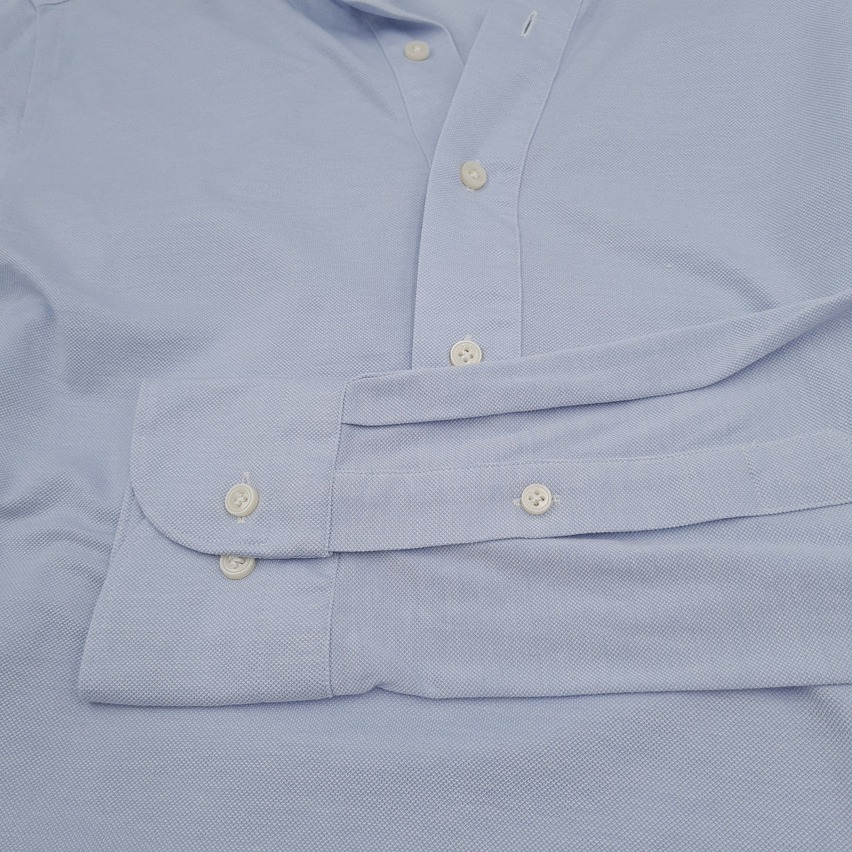 Suitsupply Mens Formal Shirt Blue Cotton Business Slim Fit Size 35 13 3/4, detail view 5, image 7 of 7