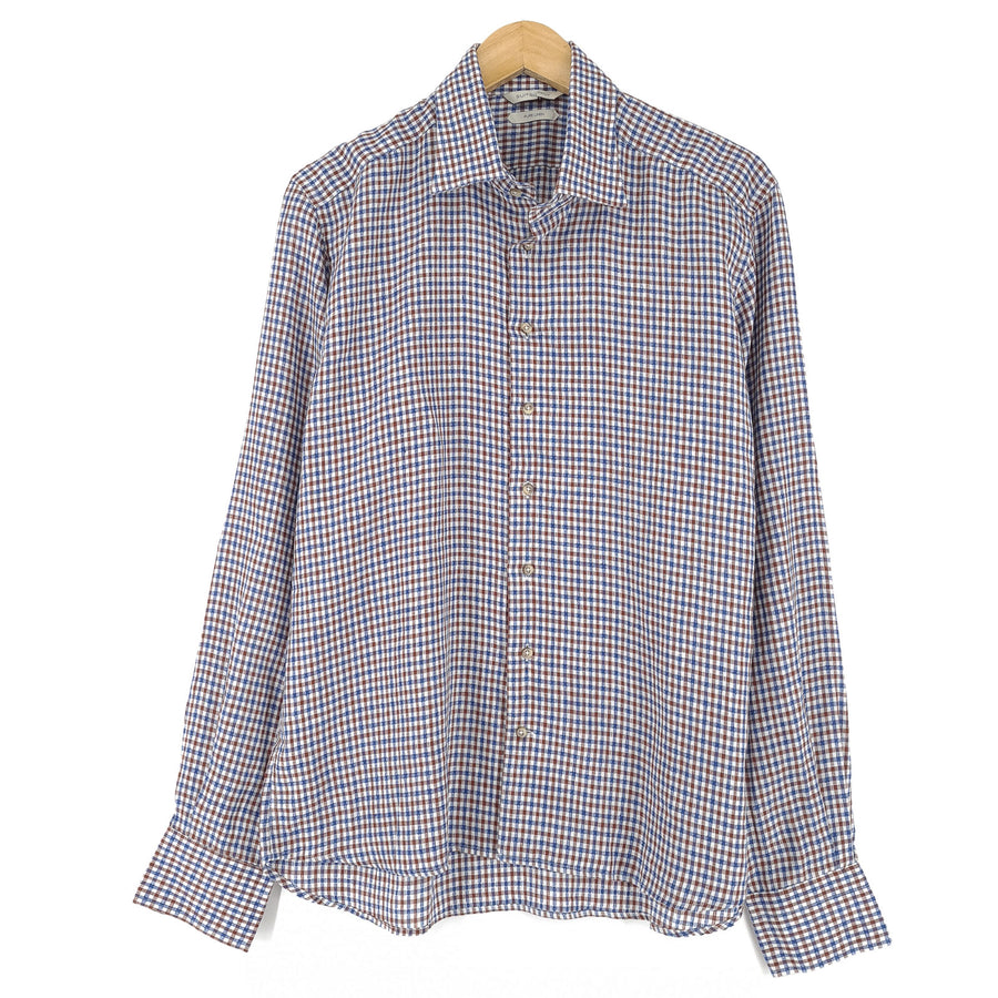 Suitsupply chemise habillée homme à carreaux lin business Button Down taille 16.5 42