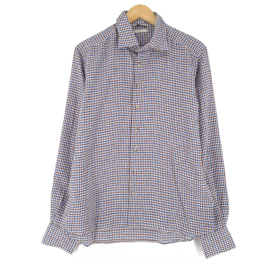 Suitsupply chemise habillée homme à carreaux lin business Button Down taille 16 41