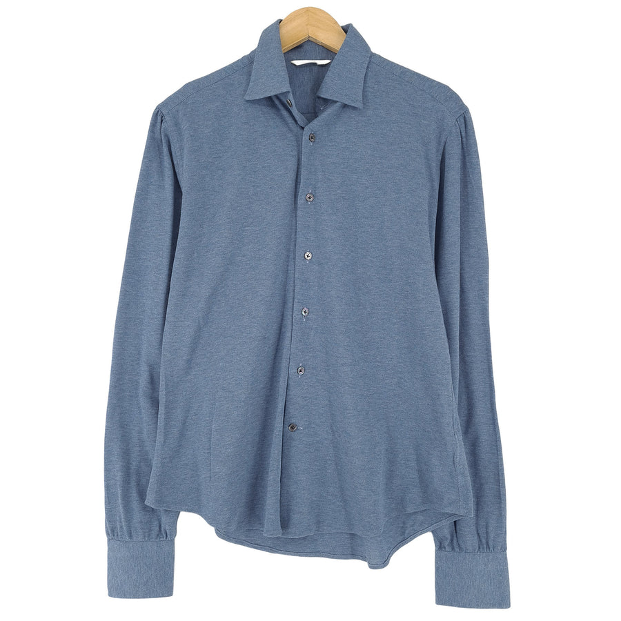Suitsupply chemise homme coton bleu boutonné coupe slim décontracté quotidien taille L