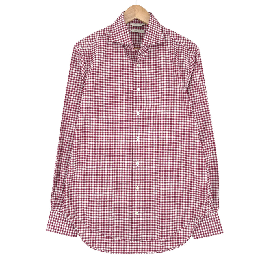 Suitsupply Herren-Businesshemd kariert Business Button Down Größe 40 15 3/4