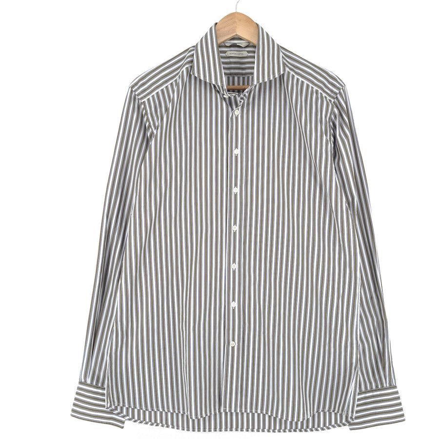 Suitsupply męska koszula elegancka w paski biznesowa Button Down rozmiar 16 41