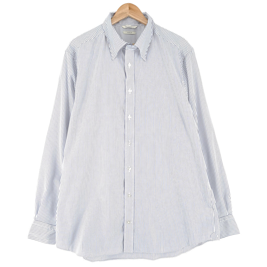 Suitsupply chemise homme rayé coton boutonné coupe slim décontracté taille 46