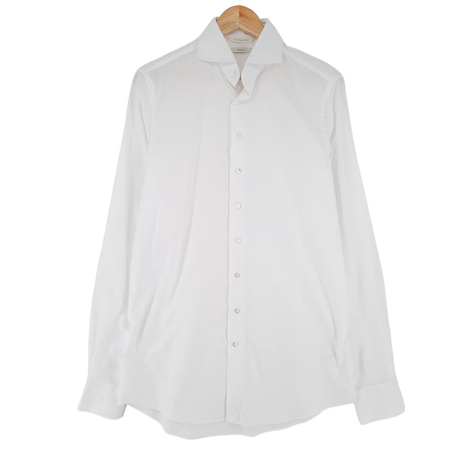 Suitsupply chemise homme coton blanc boutonné coupe slim décontracté taille L 39