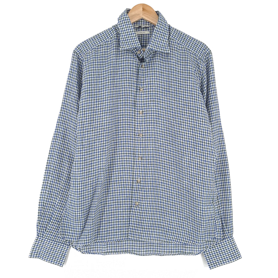 Suitsupply chemise habillée homme à carreaux lin business Button Down taille 16 41