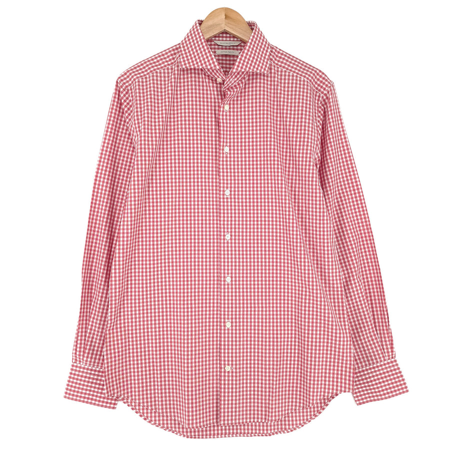 Suitsupply Herren-Businesshemd kariert Business Button Down Größe 40 15 3/4