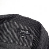 Desigual Vintage Mens Shirt Grey Geo Cotton Button Up Casual Everyday Size S, detail view 2, image 4 of 8