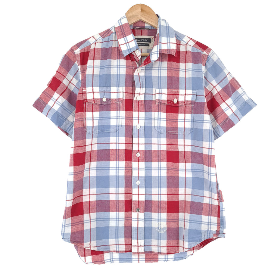 Marc O'Polo Mens Shirt Plaid Cotton Button Up Casual Everyday Size S 38