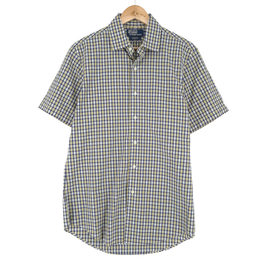Polo Ralph Lauren chemise homme boutonnée en coton à carreaux ajusté décontracté taille M