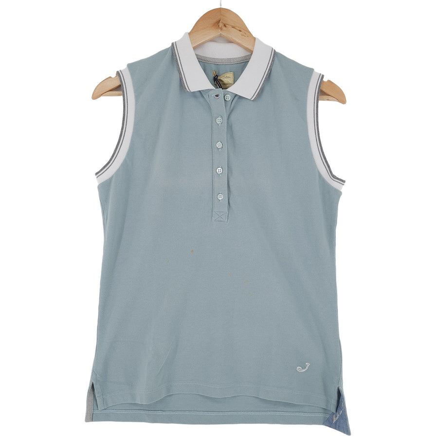 Jacob Cohen polo coton bleu décontracté Collar sport Golf Femme taille XL