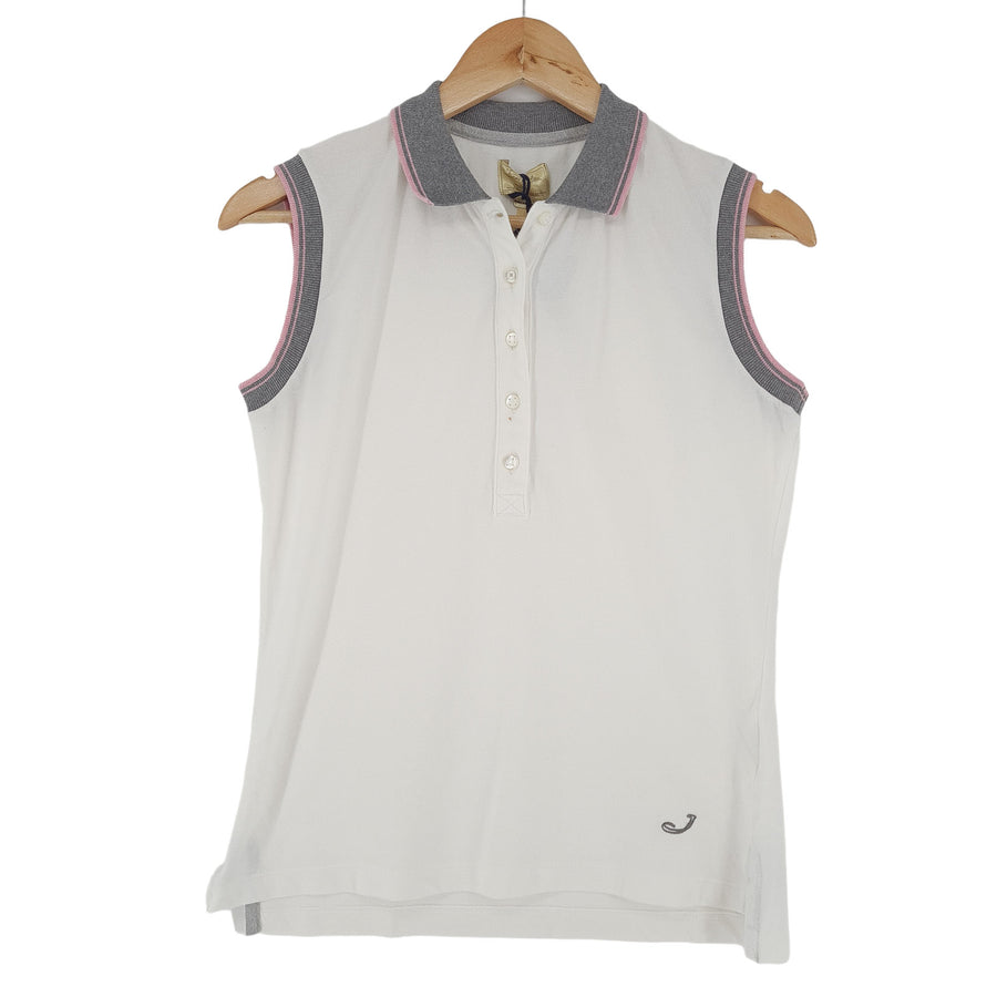 Jacob Cohen koszulka polo bawełna codzienne Collar sportowy Golf Tennis Damskie rozmiar M