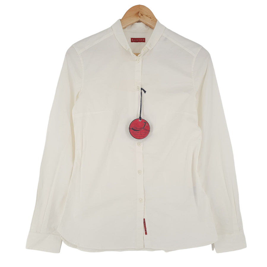 Jacob Cohen chemise coton blanc boutonné Vintage décontracté Femme taille S