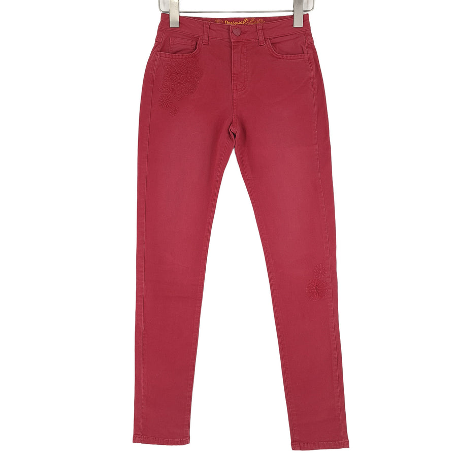 Vintage Desigual Damskie spodnie slim skinny rozmiar 36 W26 L32