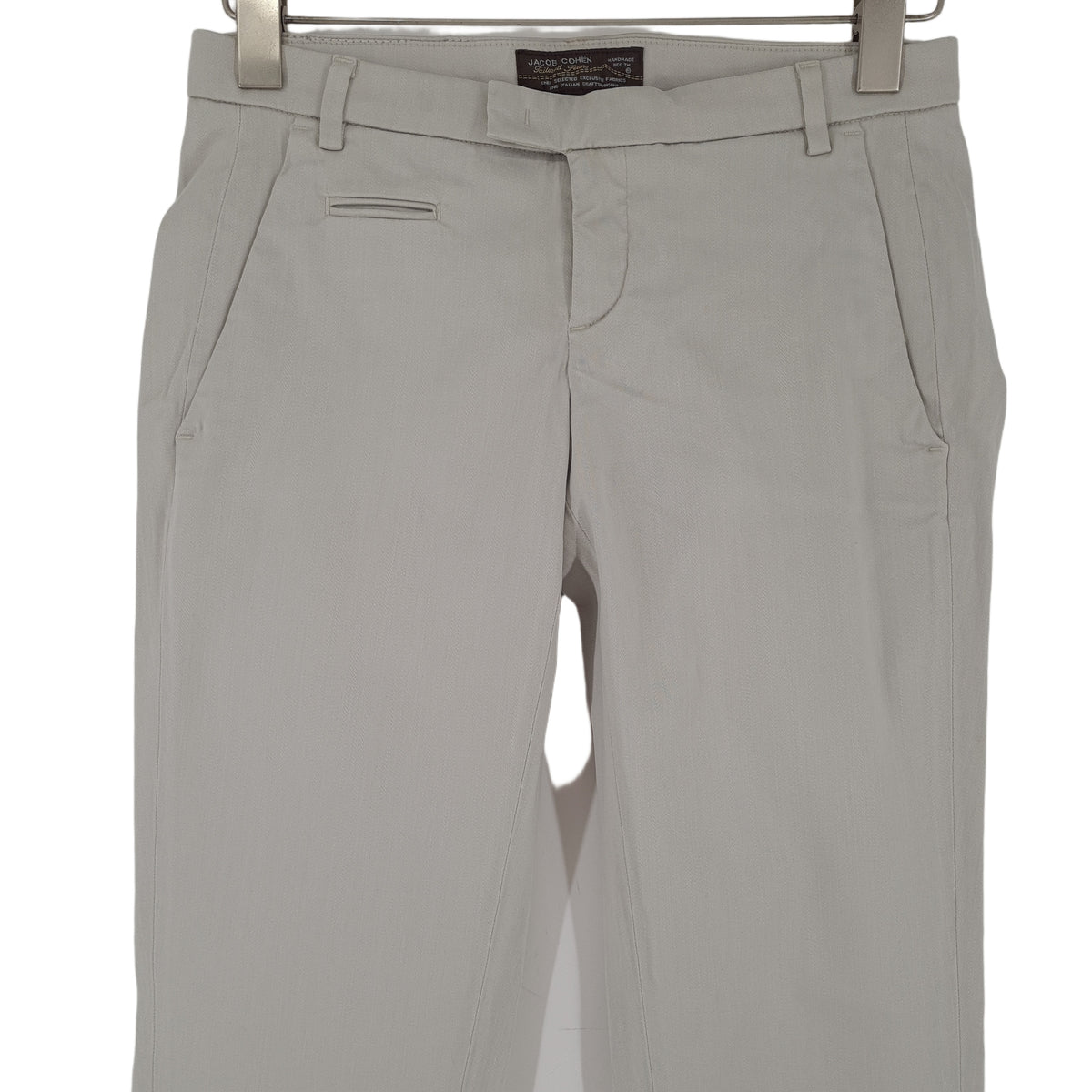 Jacob Cohen Women Chino Pants Trousers Slim Stretch Size W26 L28, back view, image 2 of 14